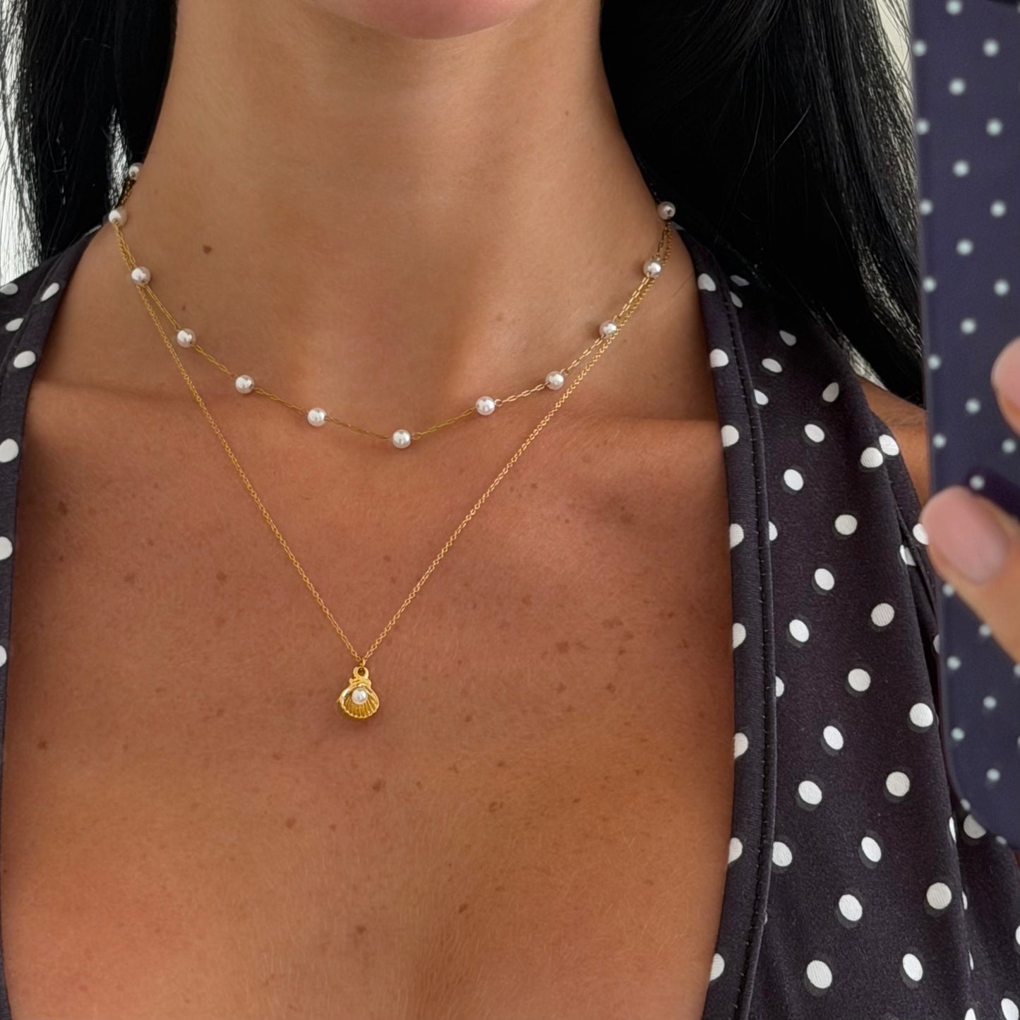 Shelly Pearl Necklace