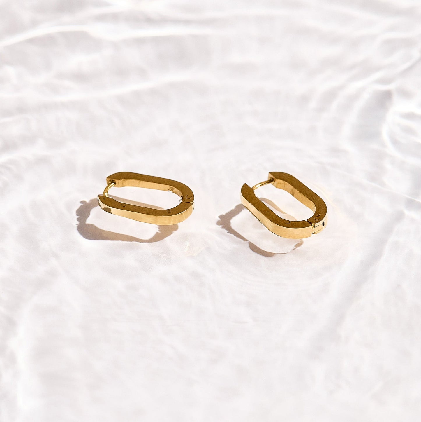 Slim Block Hoops