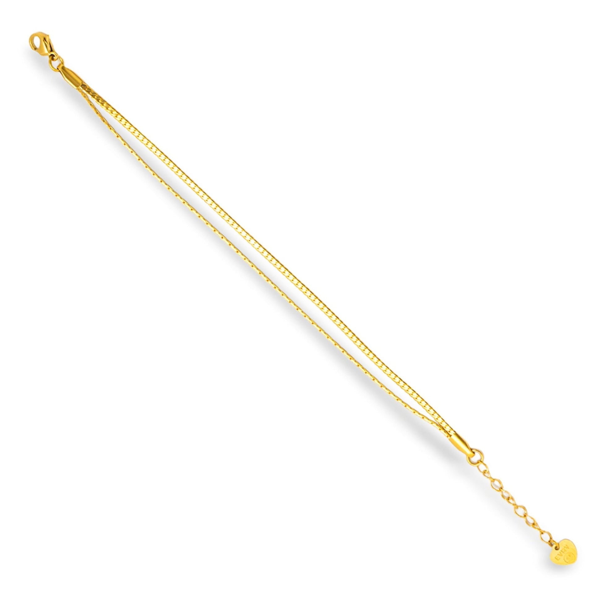 Dual Strand Box Chain Bracelet - EVRYJEWELS