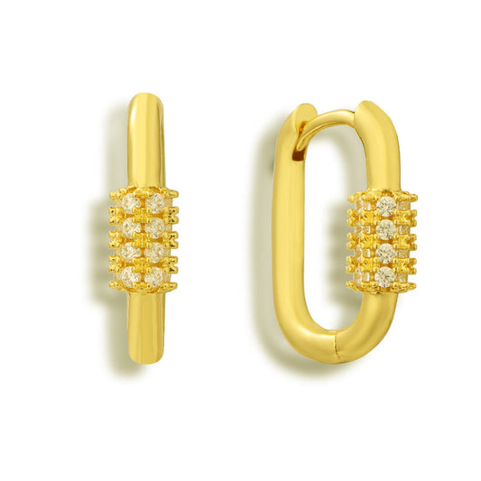 Carabiner Earrings - EVRYJEWELS