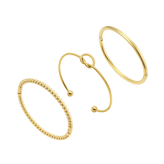 Charmed Bangle Bundle: 3 Piece Bangle
