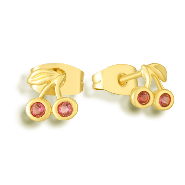 Cherry On Top Earrings - EVRYJEWELS