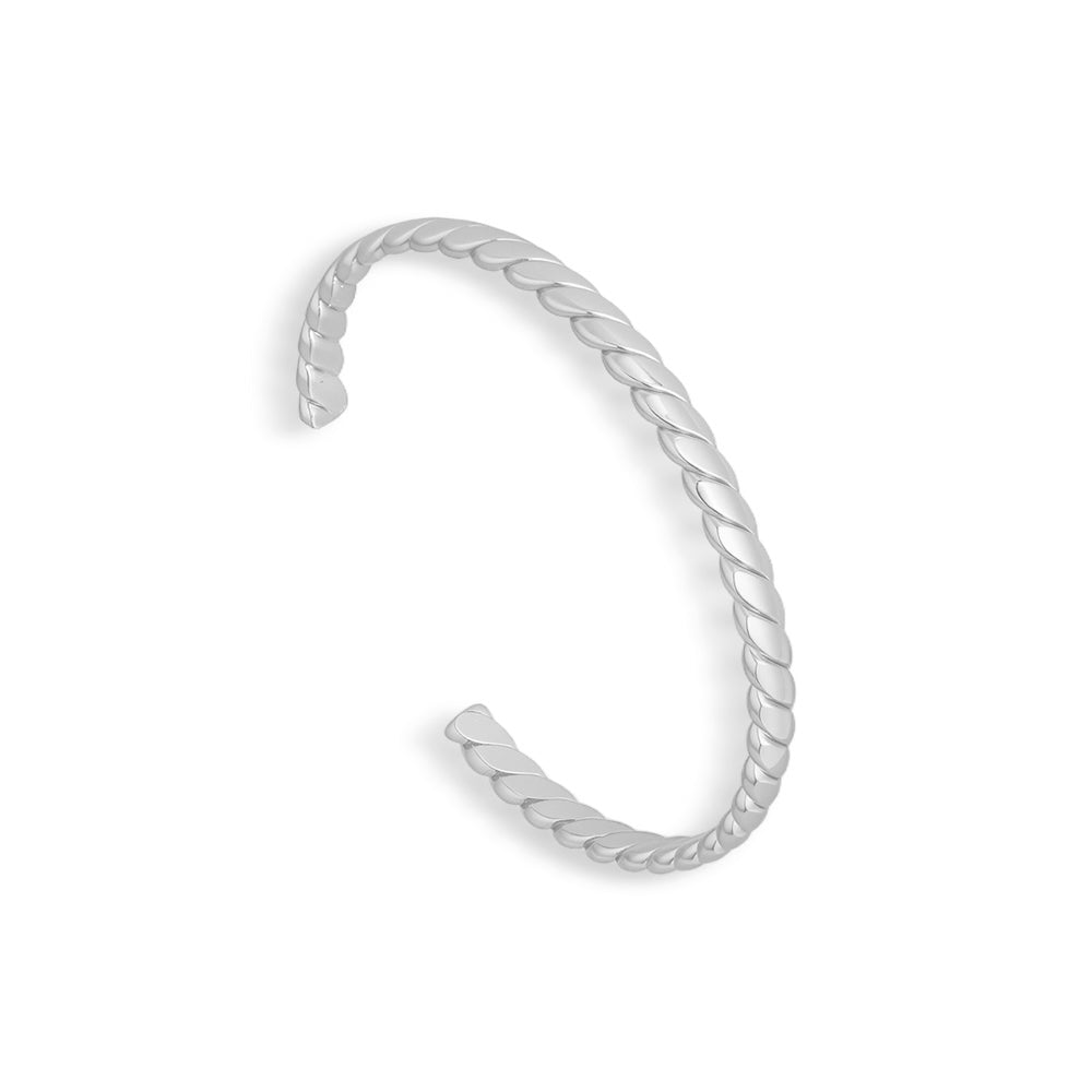 Crossed Bangle - EVRYJEWELS