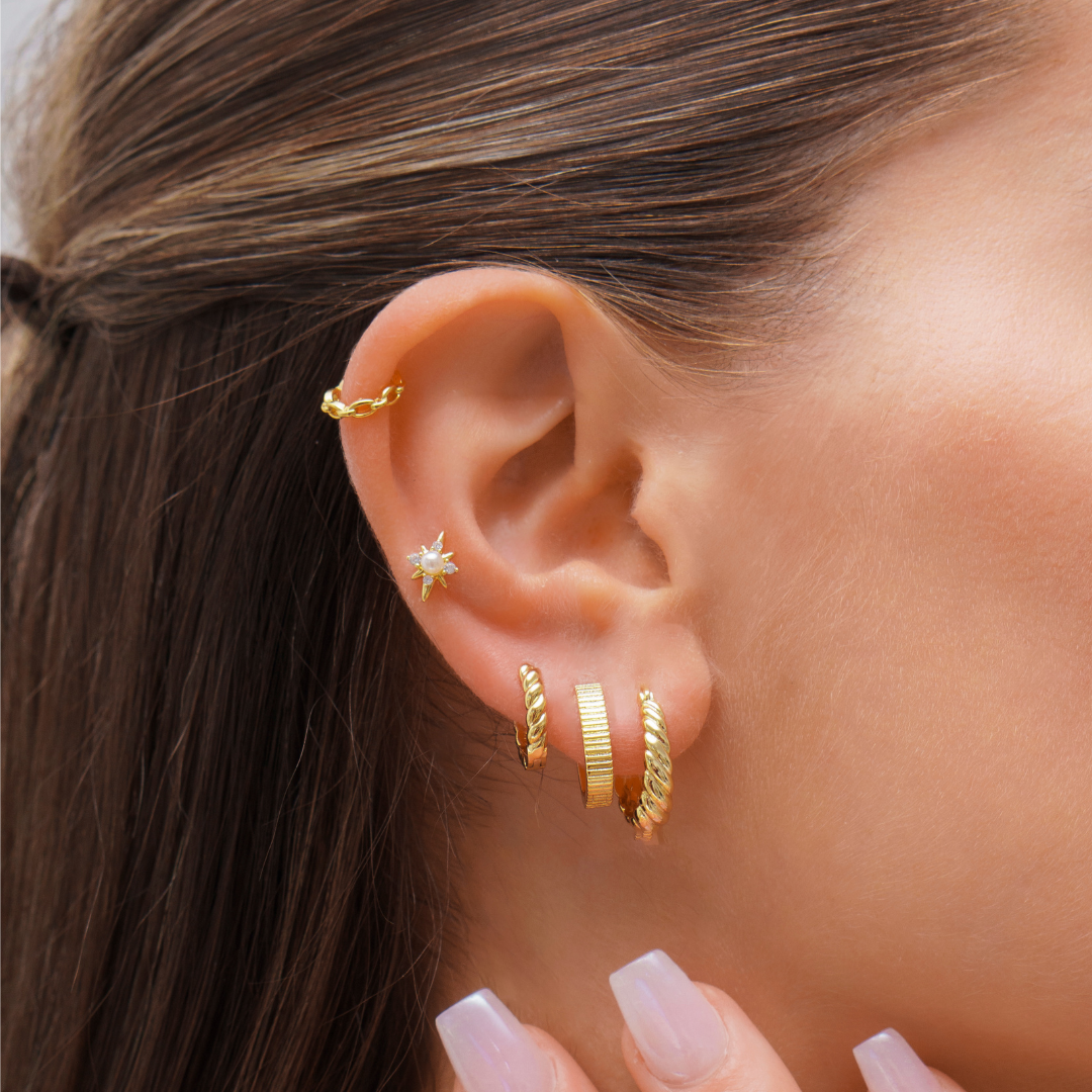Midnight Pearl Earrings