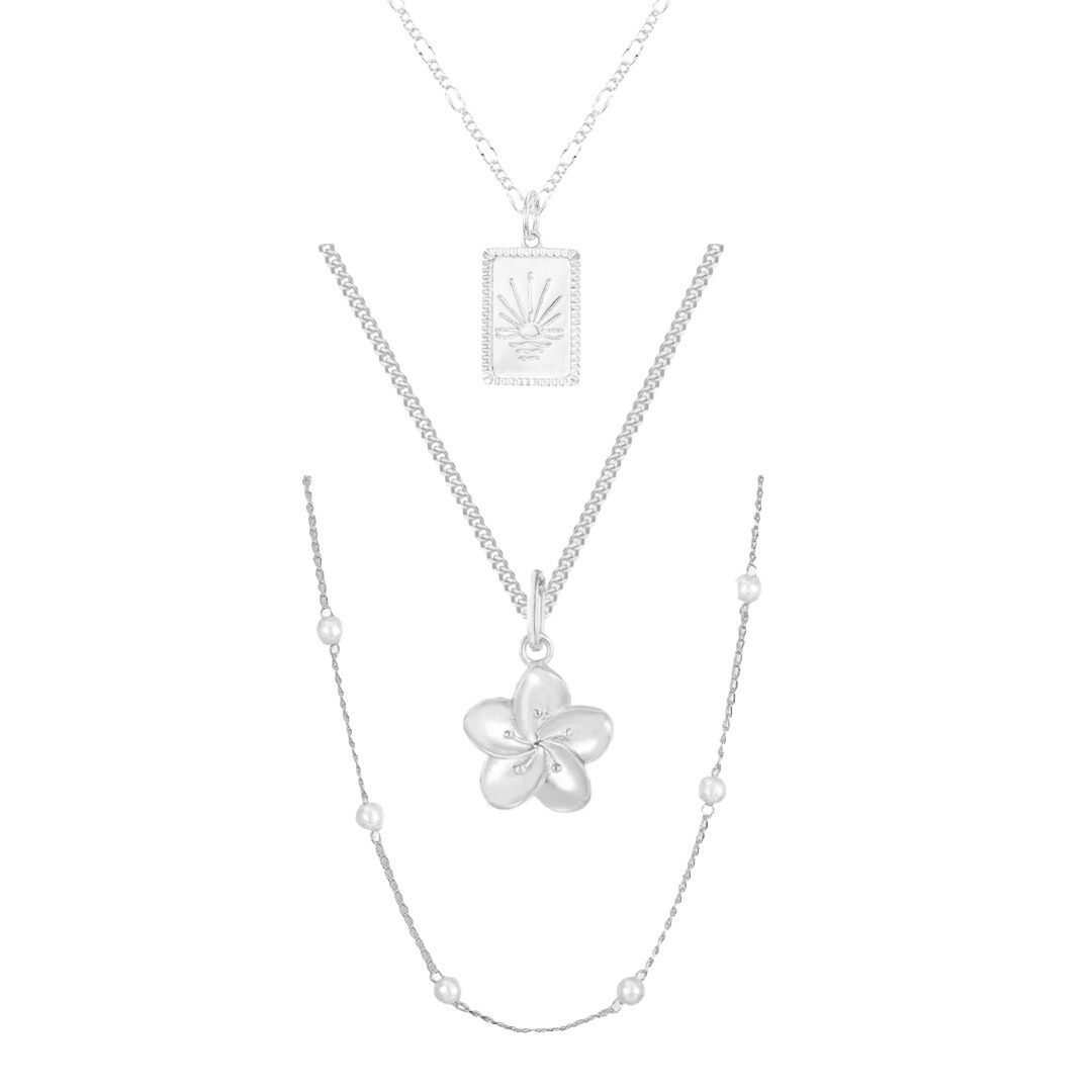Glow Up Bundle : 3 Piece Necklace Bundle - EVRYJEWELS
