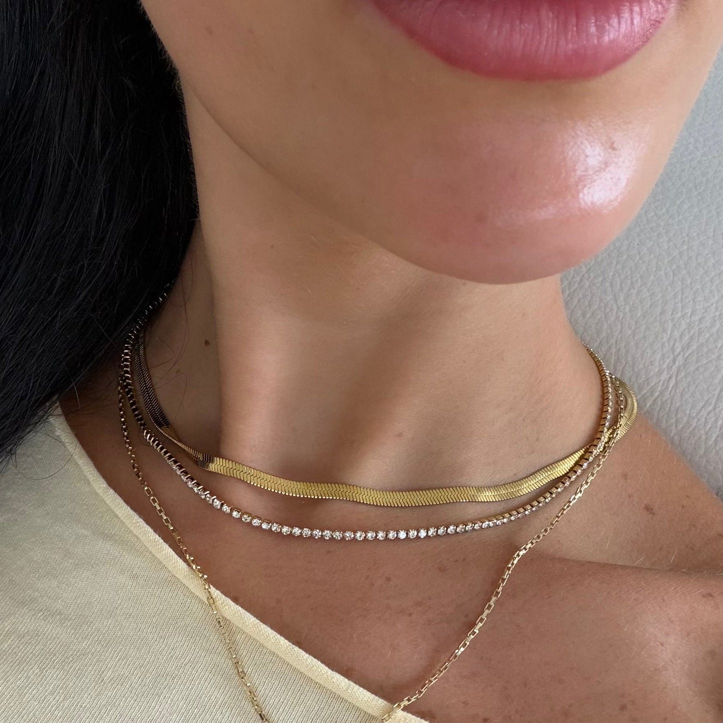 Nena Tennis Necklace - EVRYJEWELS