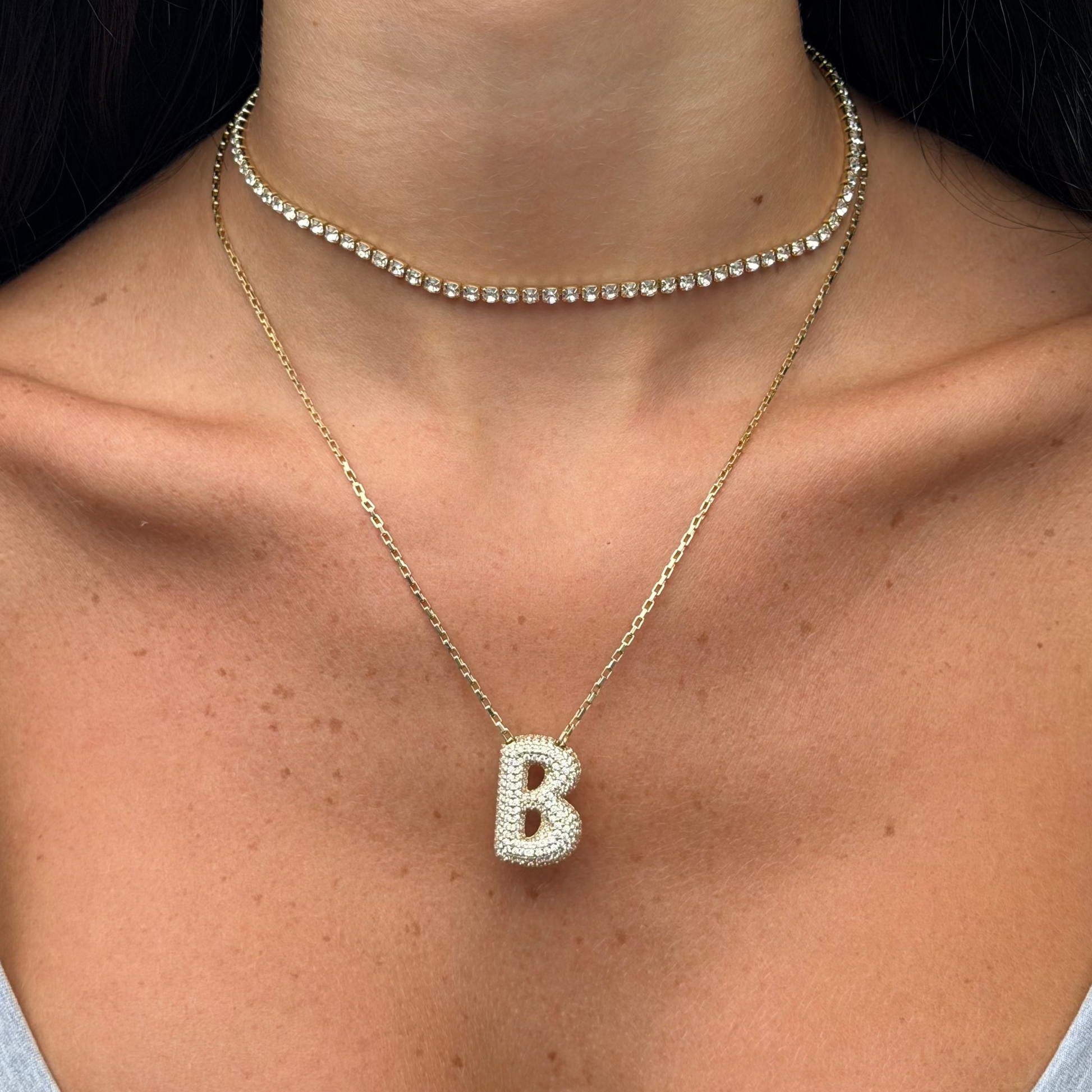 Nena Tennis Necklace - EVRYJEWELS