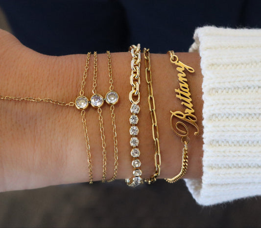 Custom/Personalized Nameplate Curb Bracelet