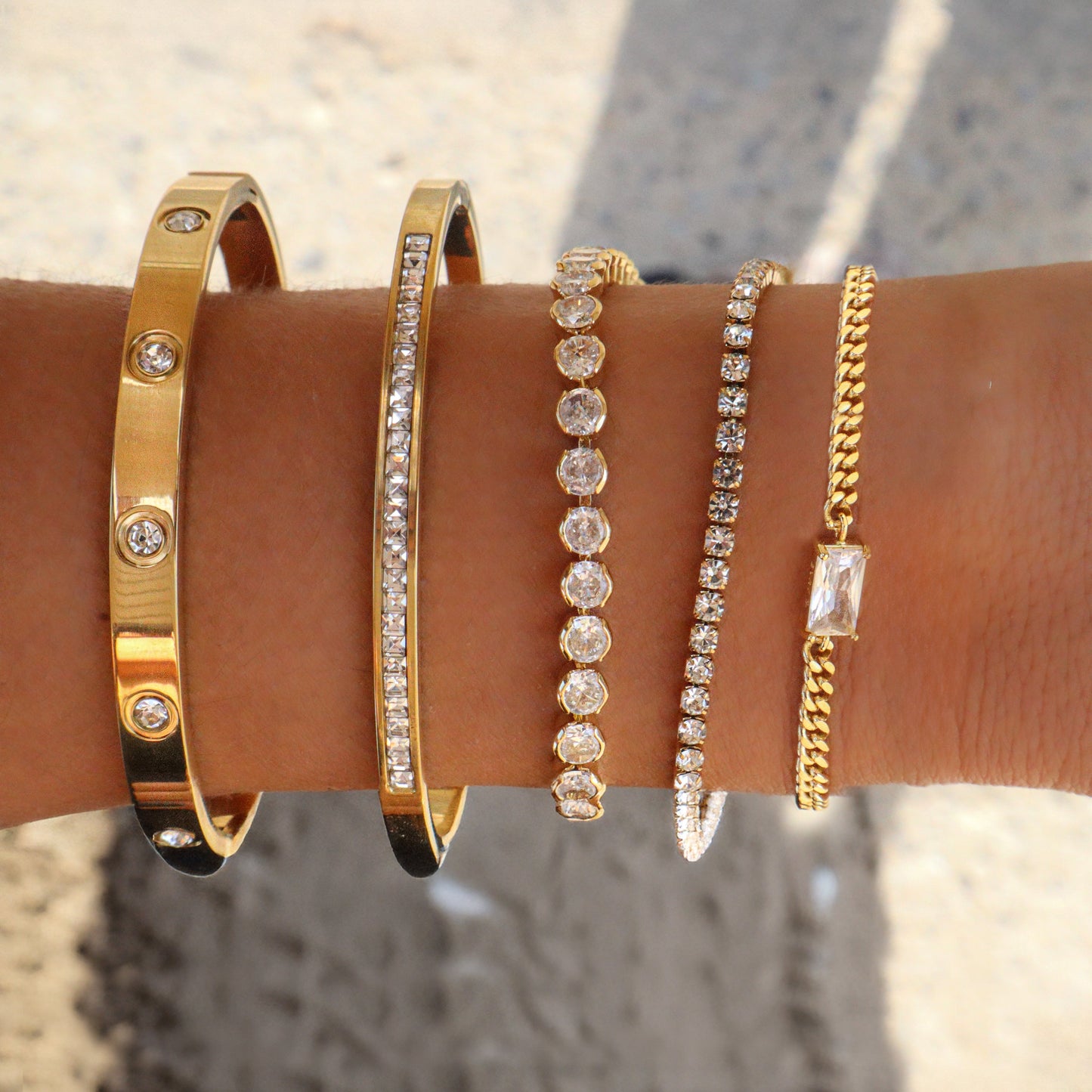 Icy Tennis Bracelet