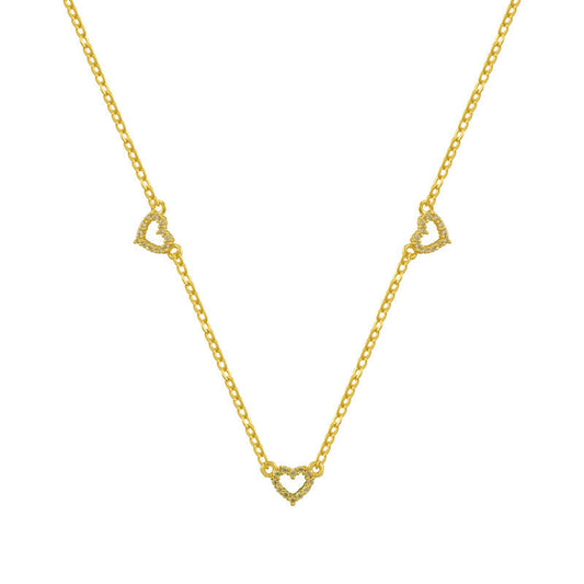 Triple Love Necklace - EVRYJEWELS