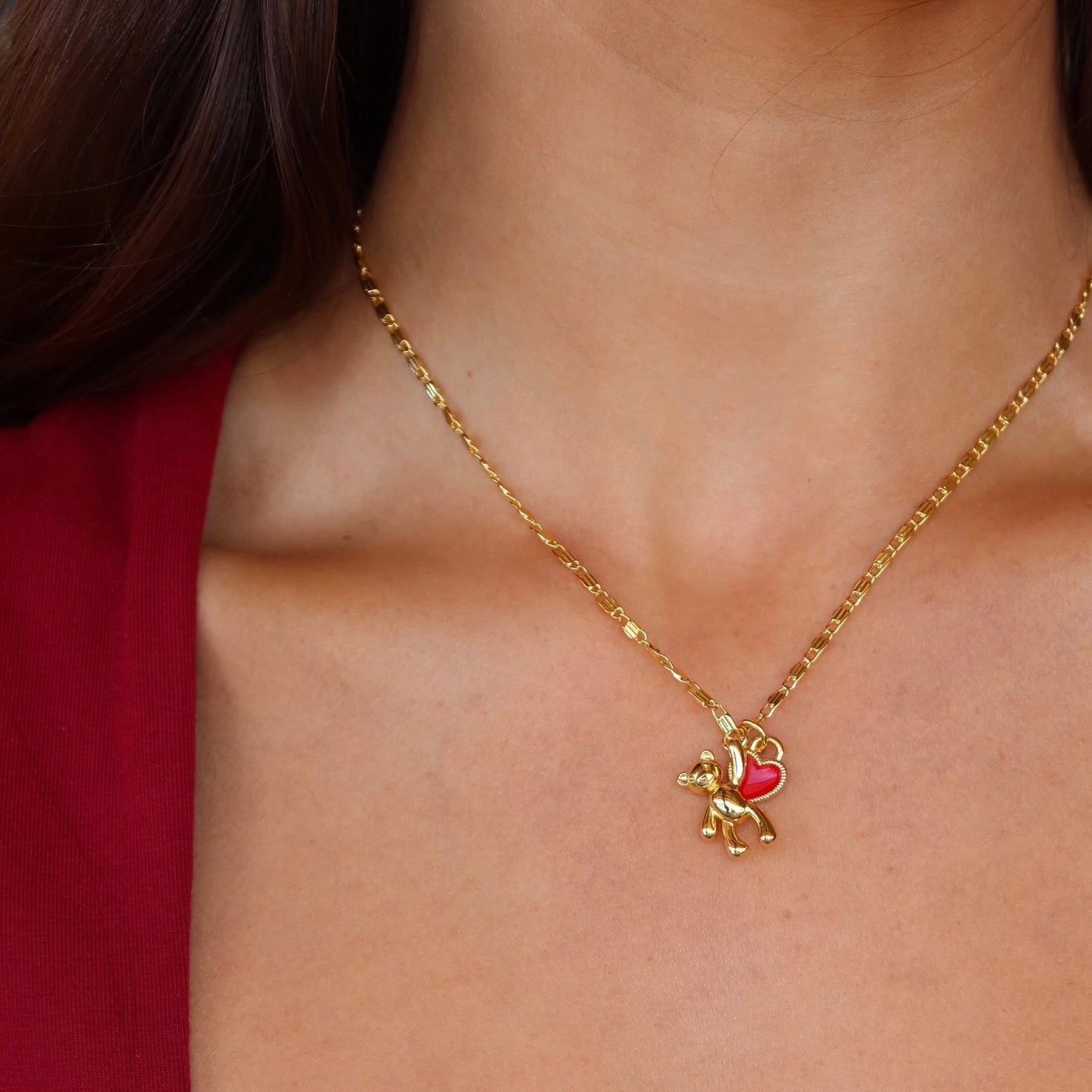 Heart & Hug Necklace