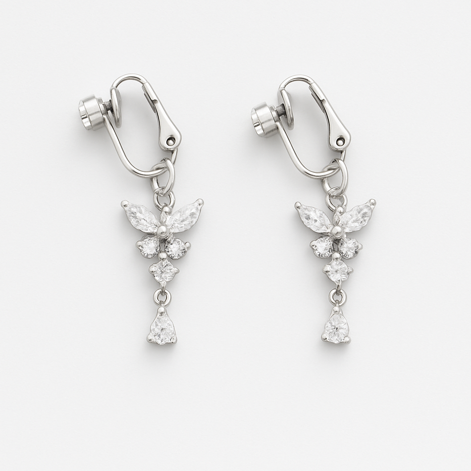 Butterfly Kiss Clip-On Earrings
