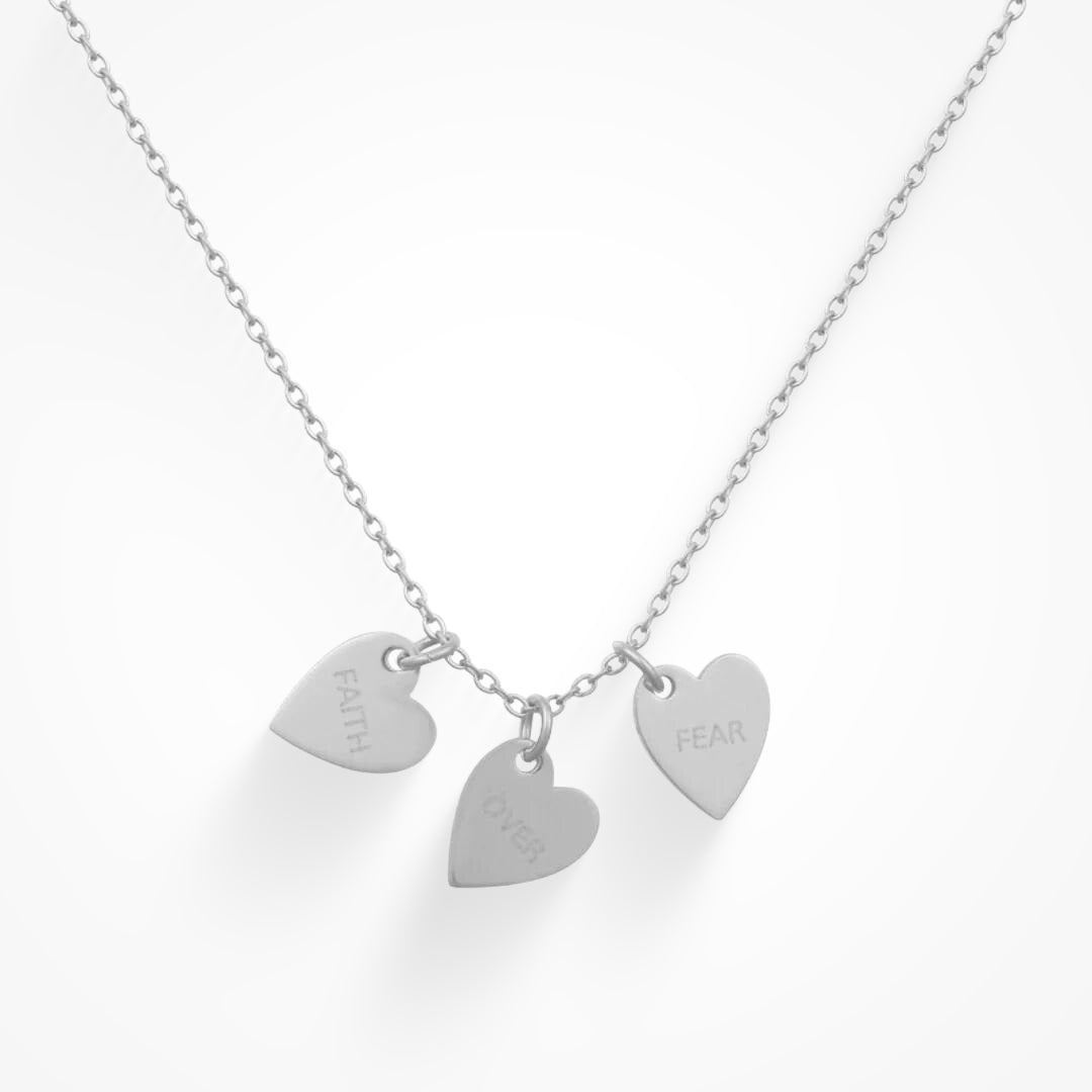 Faith Over Fear Necklace - EVRYJEWELS