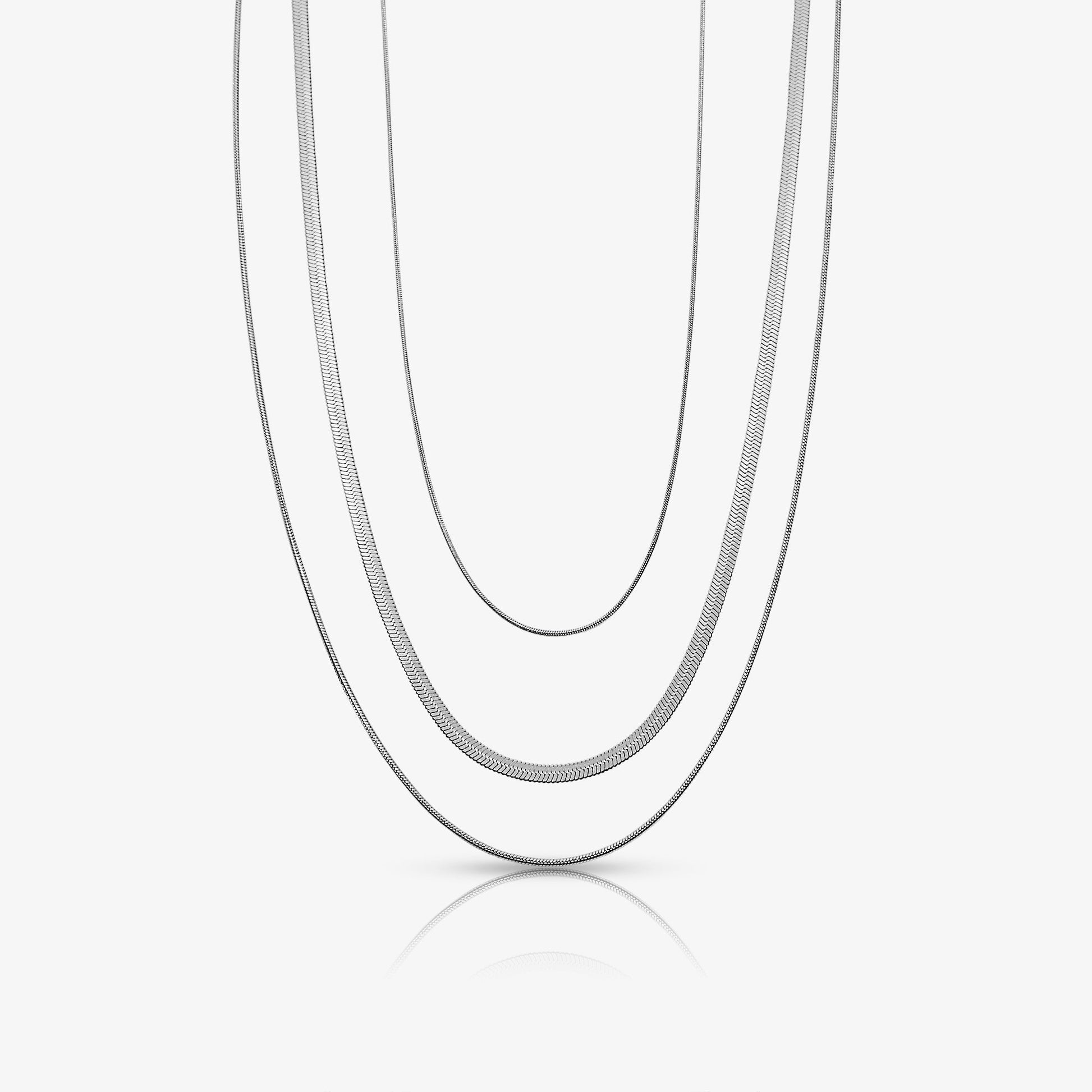 Queen Behaviour Triple Layered Necklace - EVRYJEWELS